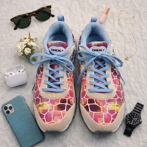 Onemix Ranbow Air Chamber Professional Running Shoes Gently Worn. Mens Size 6.5